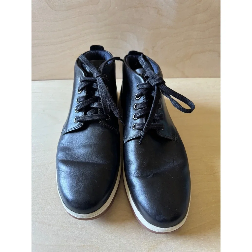 Cole Haan Mens Grand OS Black Leather‎ Chukka Boots C32240 Size 8.5 M